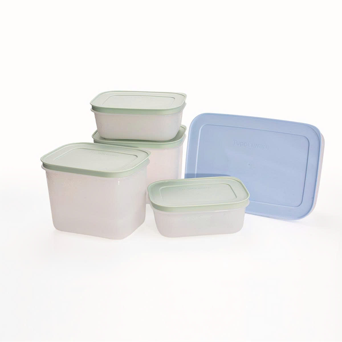 Bộ 5 hộp đựng thực phẩm Tupperware trữ đông Gen II Freezable 1.1L, 1L, 450ml