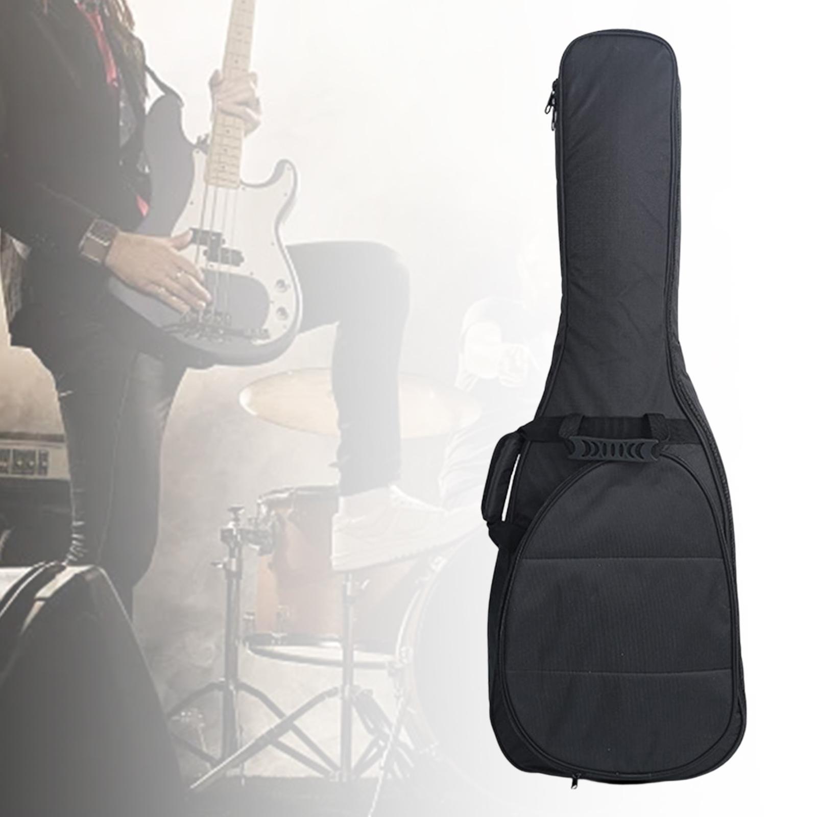 Electric Guitar Bag Oxford Cloth Gig Bag Scratch Resistant Sturdy Zipper