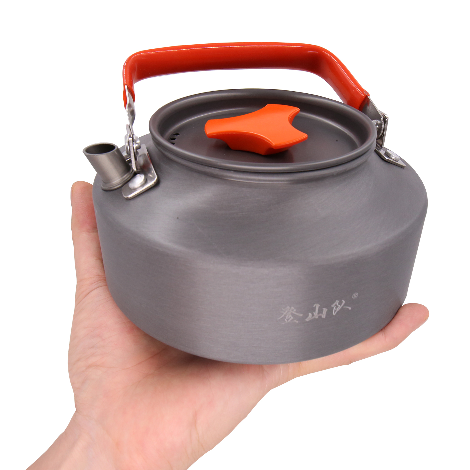 Ấm Đun 1.1L Bằng Hợp Kim Nhôm Cắm Trại Đi Bộ Đường Dài