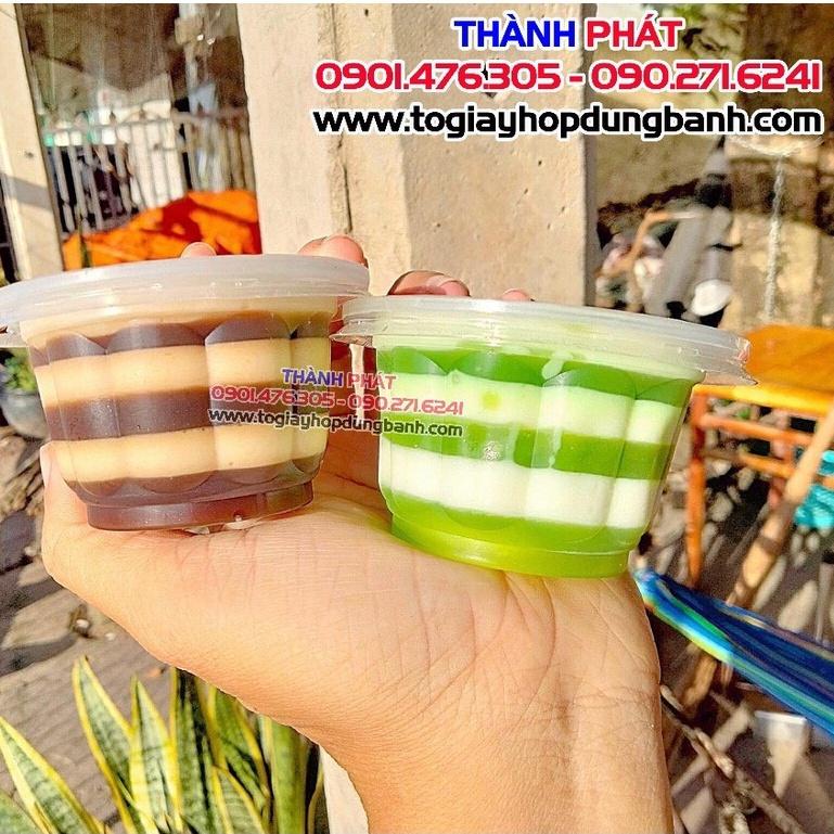 50 Ly hoa mai đựng rau câu nhiều màu 90ml