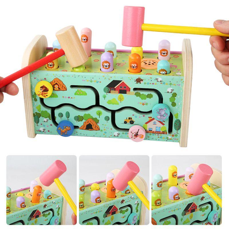 Đồ chơi trẻ em đập chuột kèm đàn đa năng 3in1.
