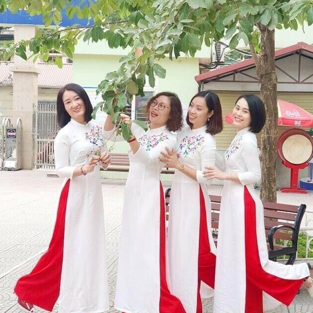 Áo Dài Thêu Truyền Thống Lụa Tô Châu Cao Cấp - Áo Dài Mian