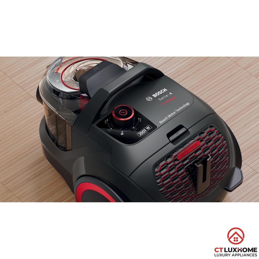 Máy hút bụi có dây Bosch BGS21WPOW 2000W, 2L - Hàng chính hãng