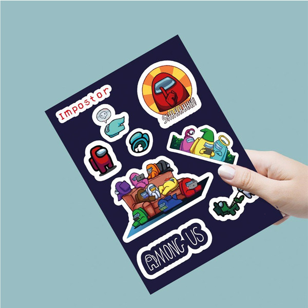 Among Us - Single Sticker hình dán lẻ Game