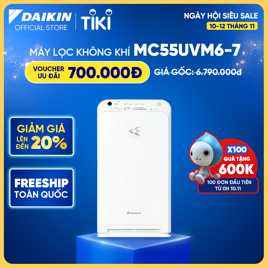 Máy Lọc Không Khí Daikin MC55UVM6