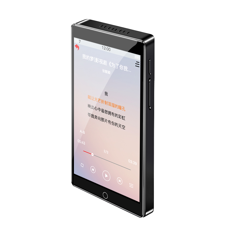 Máy Nghe Nhạc Lossless MP3 MP4 Bluetooth Màn Hình Cảm Ứng 4 inch Ruizu H1 Bộ Nhớ Trong 8GB Cao Cấp AZONE - Hàng Chính Hãng