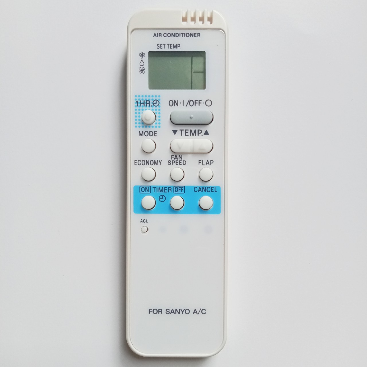 Remote máy lạnh SANYO dài - Điều khiển máy lạnh SANYO - Remote điều hòa SANYO - Điều khiển điều - SANYO