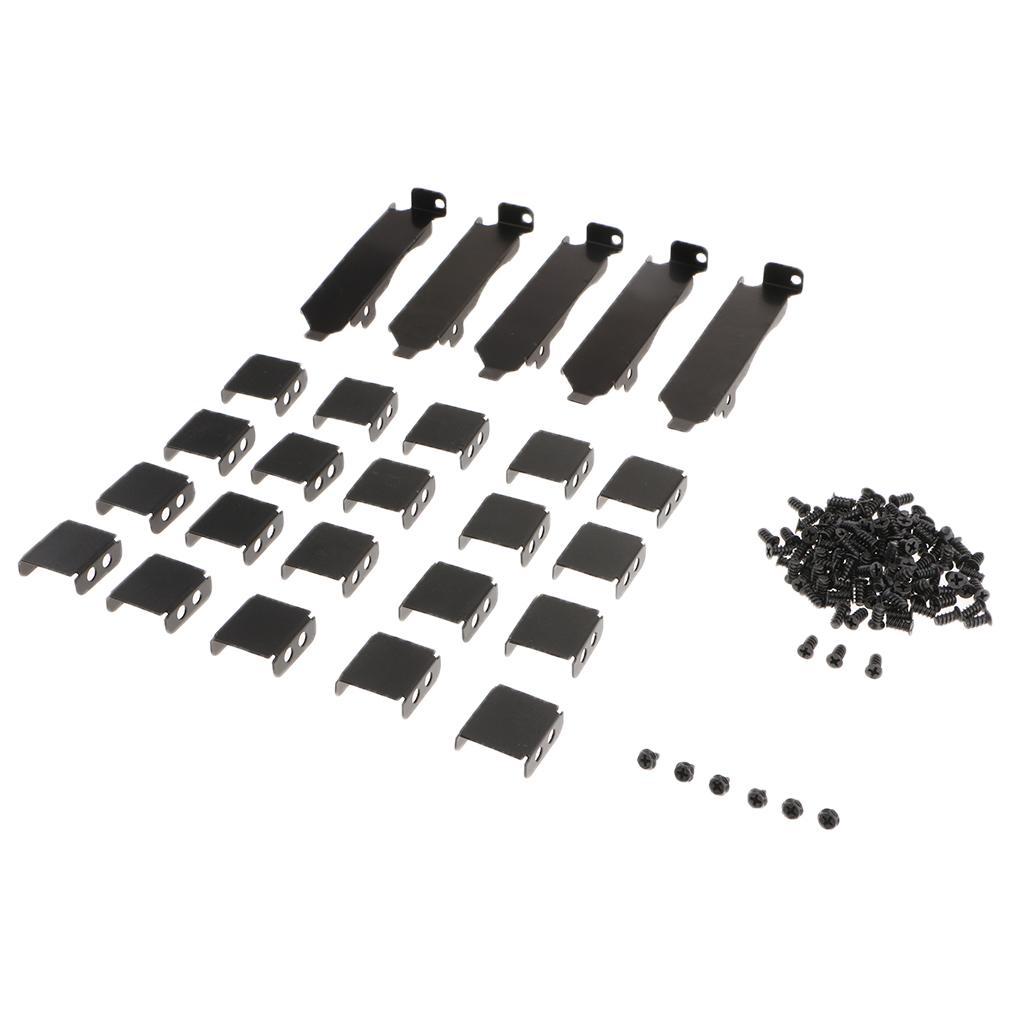 5x PCI Slot Bracket 8/9cm Dual Fans Mount Rack Graphic Card Cooling