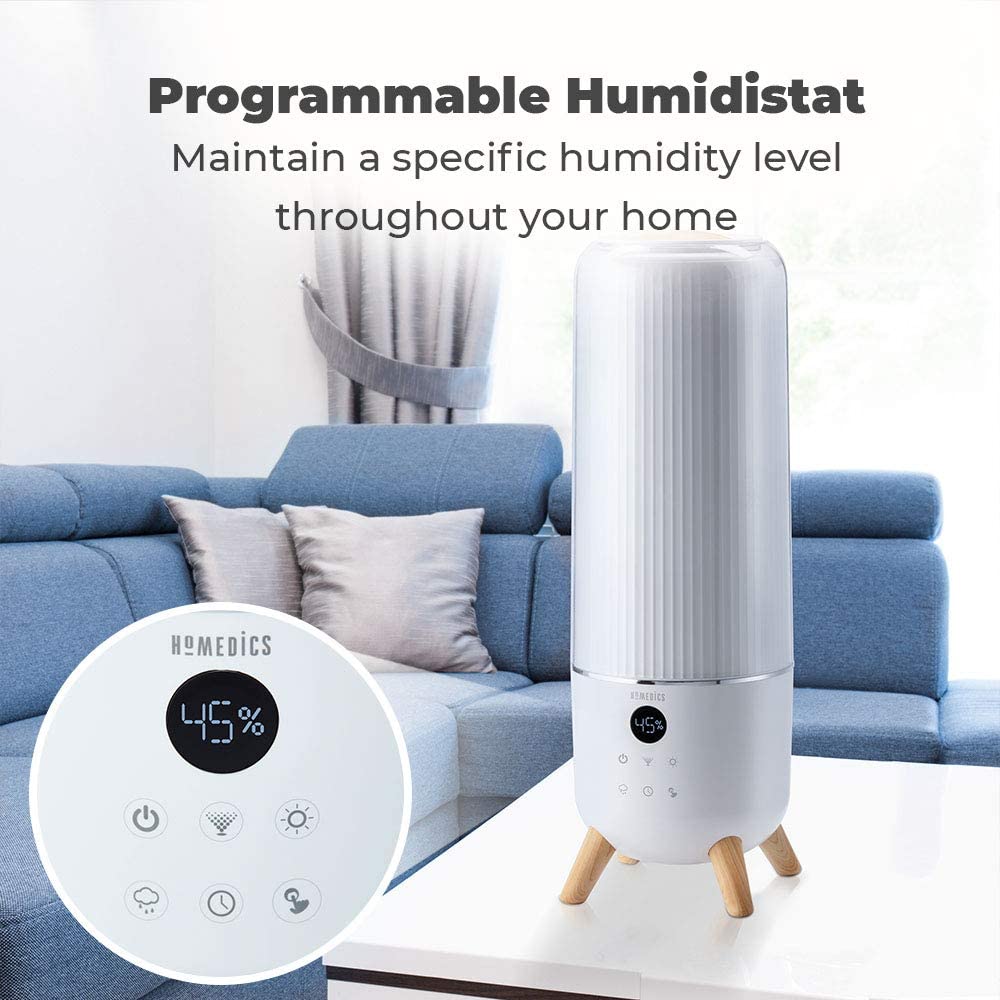 Máy tạo ẩm siêu âm khử khuẩn TotalComfort Deluxe Homedics UHE-CMTF90 - Hàng nhập khẩu USA