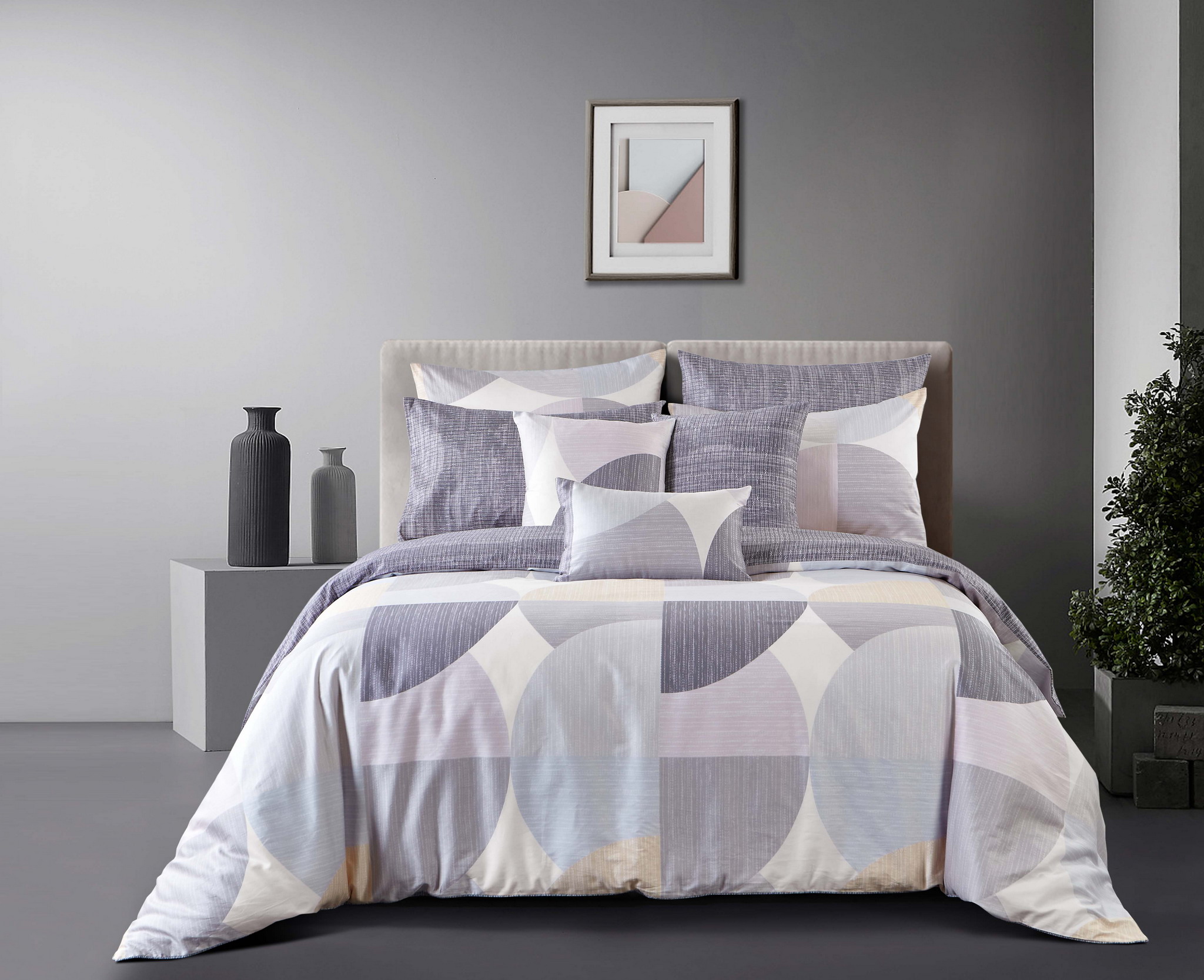Bộ Ga và Vỏ Gối Akemi Cotton Select Affluence, gồm 5 món