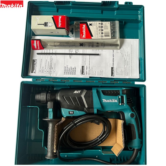 Máy khoan 3 chức năng 26mm 800w MAKITA HR2631FX5 -Hàng chính hãng