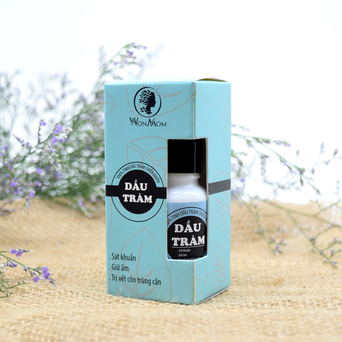 Dầu Tràm Wonmom Nguyên Chất Chăm Sóc Da Bé Và Cả Gia Đình Chai 15ml