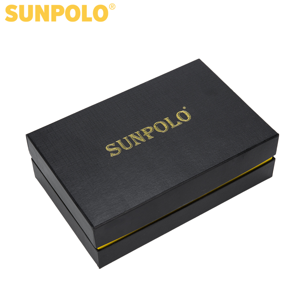 Thắt lưng nam da bò vân caro SUNPOLO BSMK47 - 3 Phiên bản màu