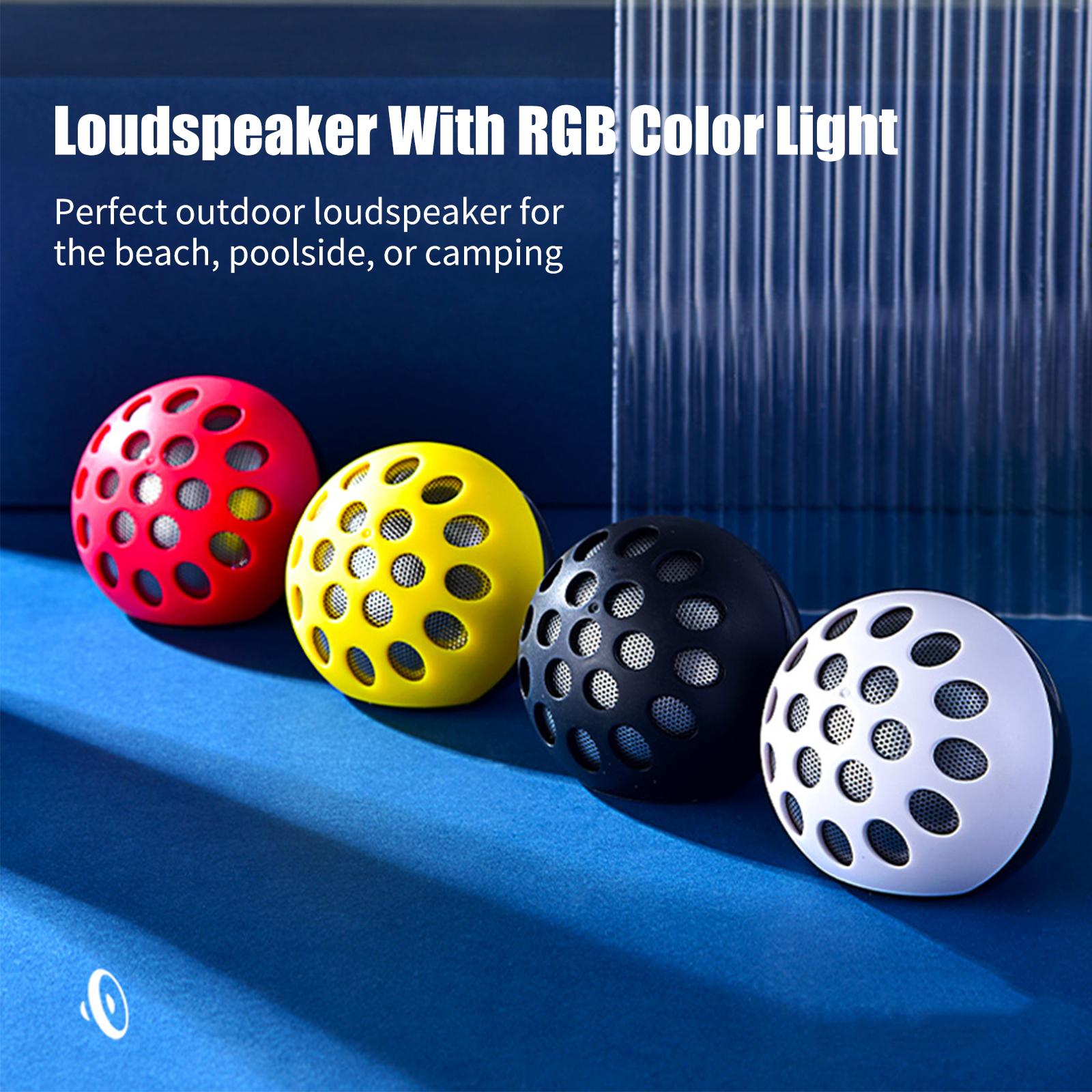 Loa Bt Không Dây Mini Với Ánh Sáng Màu Rgb