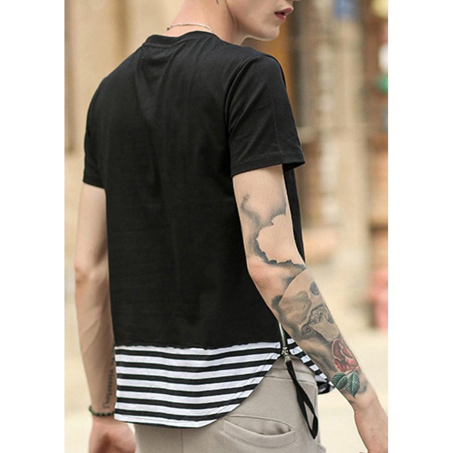 Album 10 - BST Áo thun unisex form rộng bốn mùa thời trang Hàn Quốc Trùm Unisex TNS01-5 aothununisex