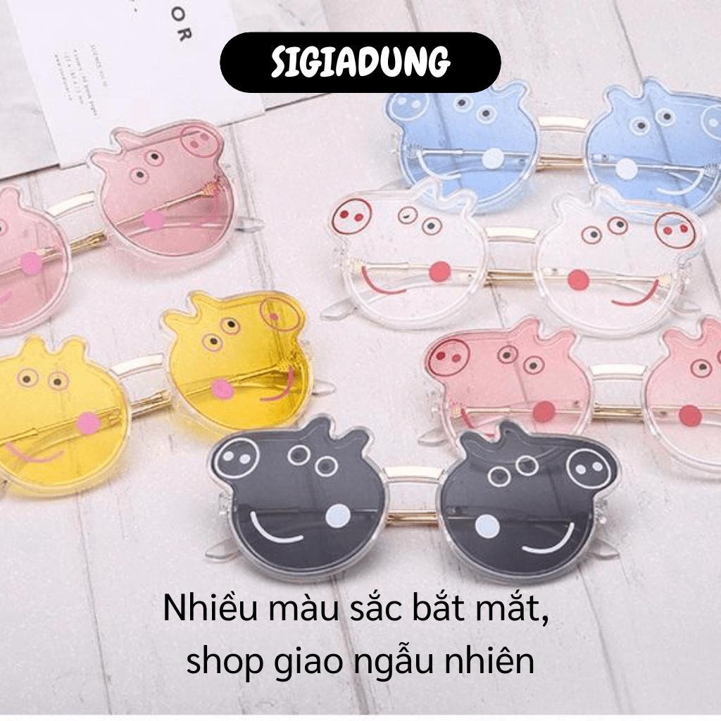 Kính Râm Cho Bé - Kính Mát Thiết Kế Hình Heo Peppa Tránh Tia UV Và Bụi Cho Bé 6397