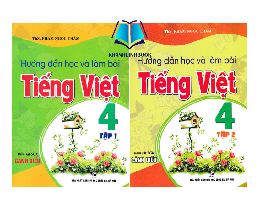 Sách - Combo Hướng Dẫn Học Và Làm Bài Tiếng Việt 4 - Tập 1 + 2