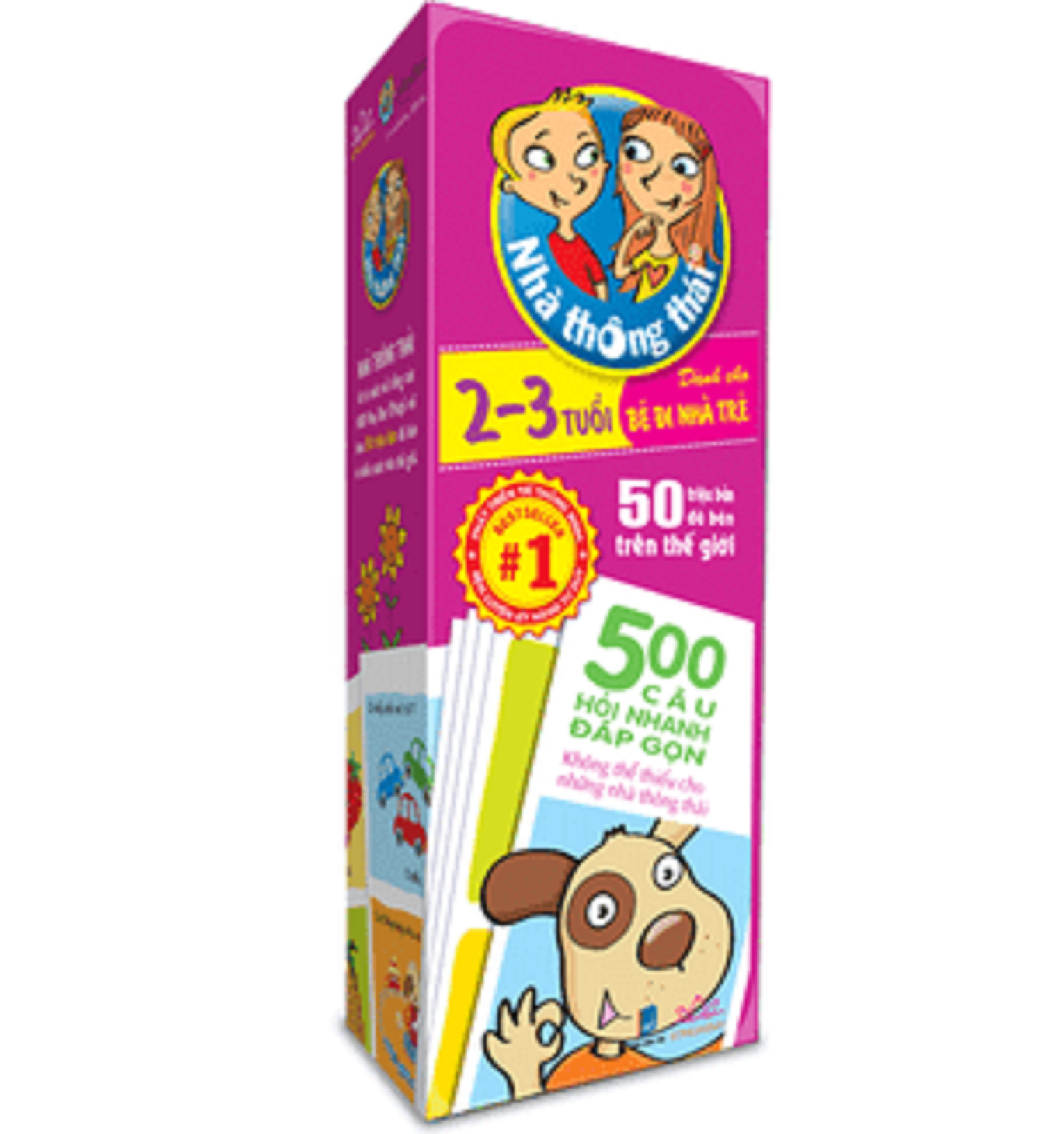 Hộp sách Nhà thông thái 2 - 3 tuổi