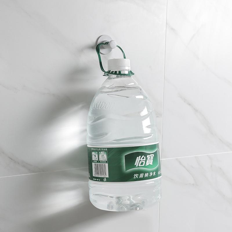 Móc treo đồ dán tường hình tròn không đục lỗ cho nhà bếp nhà tắm