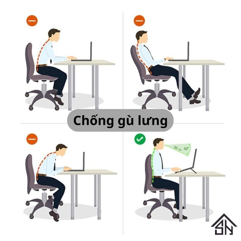Giá Đỡ Laptop, Máy Tính, IPad, Macbook, Máy Tính Bảng Chất Liệu Gỗ Cao Cấp Hỗ Trợ Giúp Tản Nhiệt Chống Mỏi Cổ, Vai, Gáy, Giá Đỡ Để Bàn Dễ Dàng Gấp Gọn Có Thể Tháo Rời Thông Minh, Đế Tản Nhiệt – Hàng Nhập Khẩu