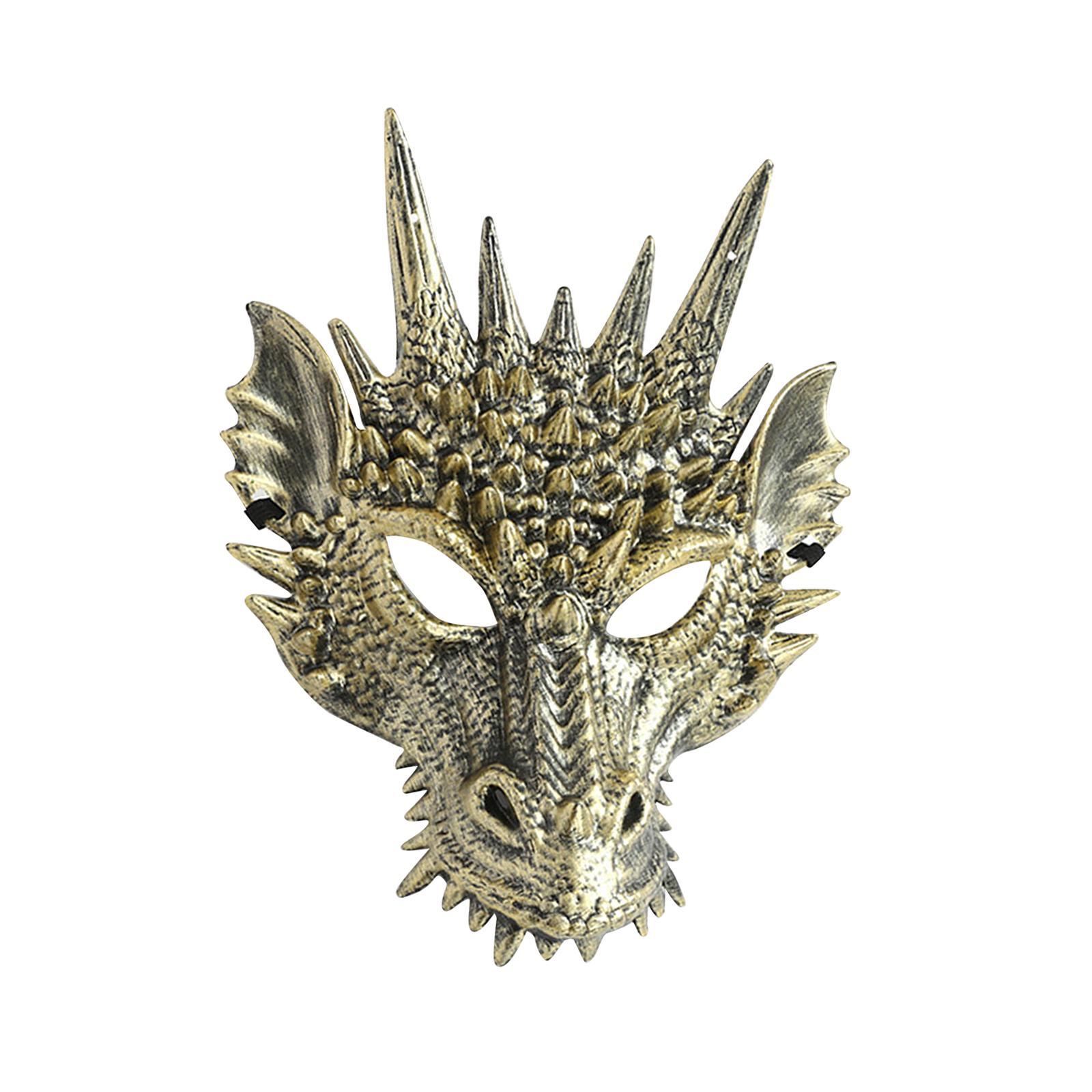 3D Dragon  Animal Headdress , Novelty Full Head Cover, Dragon Head , Halloween Masquerade  for Shows, Festival, Cosplay Halloween