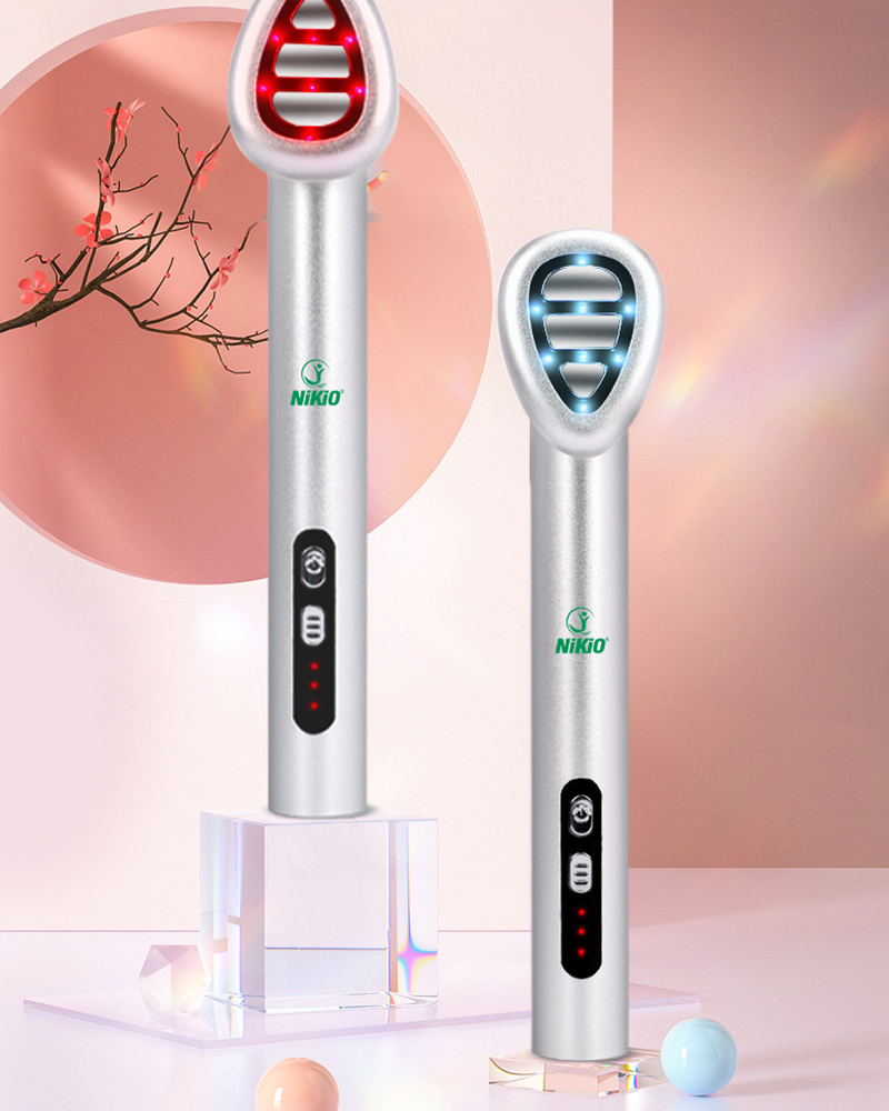 Máy massage mắt môi Nikio NK-125D - Thiết bị làm đẹp đa năng, công nghệ EMS, IPL, rung và nhiệt nóng
