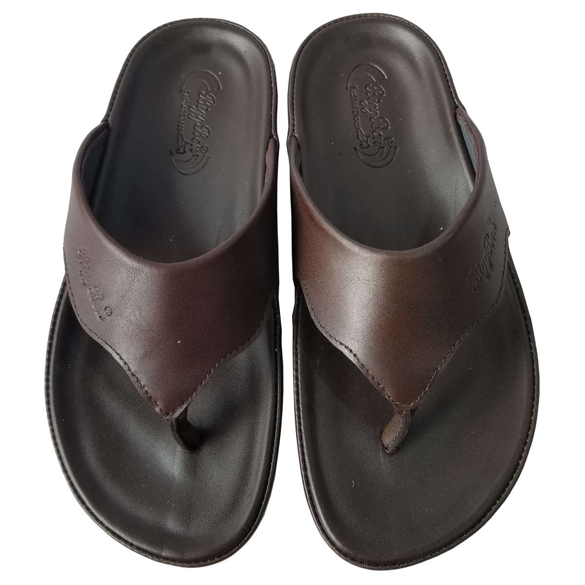 Dép Xỏ Ngón Nam Da Bò Thật BIGGBEN Cao Cấp DK102