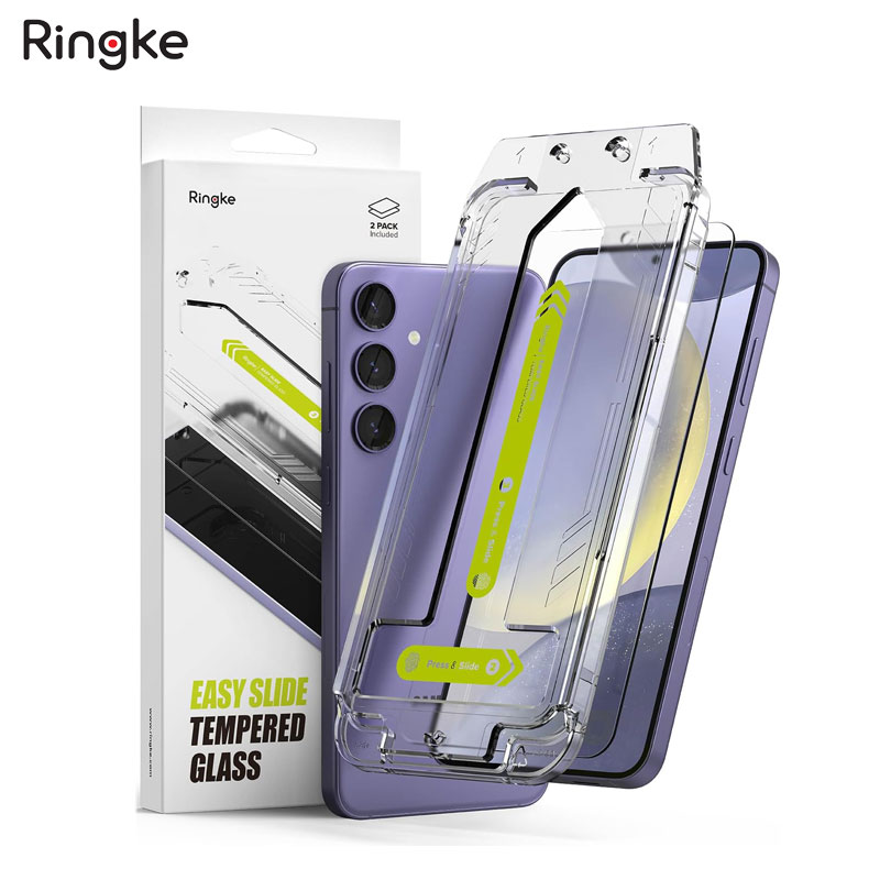 [Combo 2] Dán cường lực dành cho Samsung Galaxy S24 Ultra/S24 Plus/S24 RINGKE Easy Slide Tempered Glass - Hàng Chính Hãng