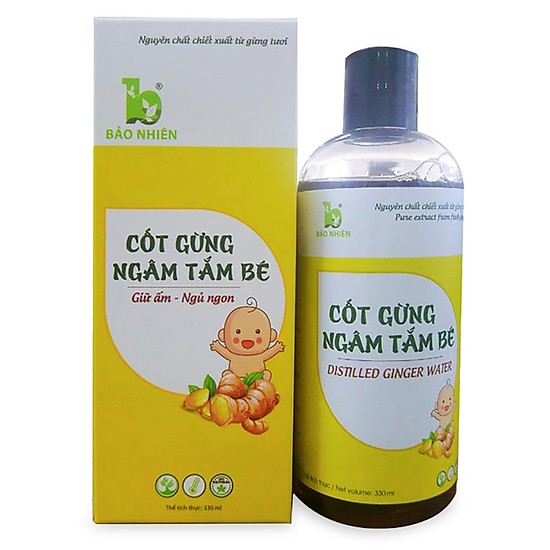 Combo 2 Cốt gừng tắm bé Bảo Nhiên