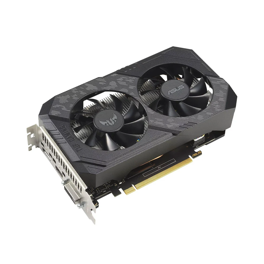 Card VGA ASUS TUF Gaming GeForce GTX 1650 OC Edition 4GB GDDR6 (TUF-GTX1650-O4GD6-P-V2-GAMING) - Hàng chính hãng FPT phân phối