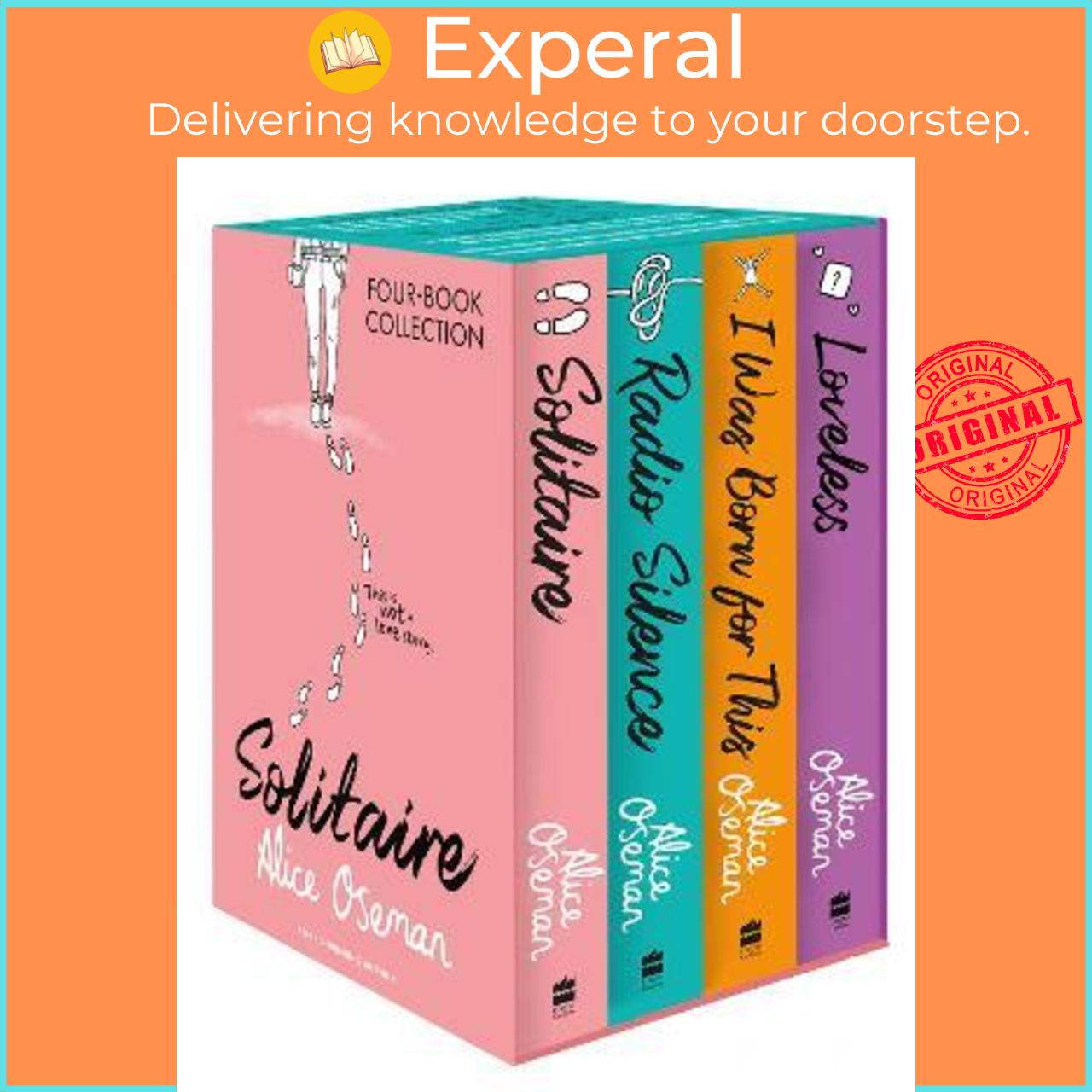 Sách - Alice Oseman Four-Book Collection Box Set (Solitaire, Radio Silence, I Wa by Alice Oseman (UK edition, paperback)