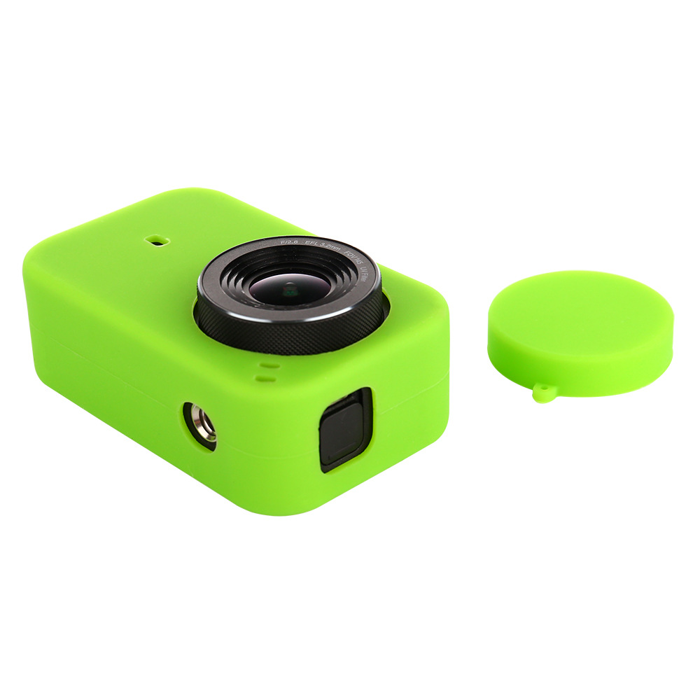 Vỏ silicon kèm nắp che cho Xiaomi Mijia ActionCam 4K