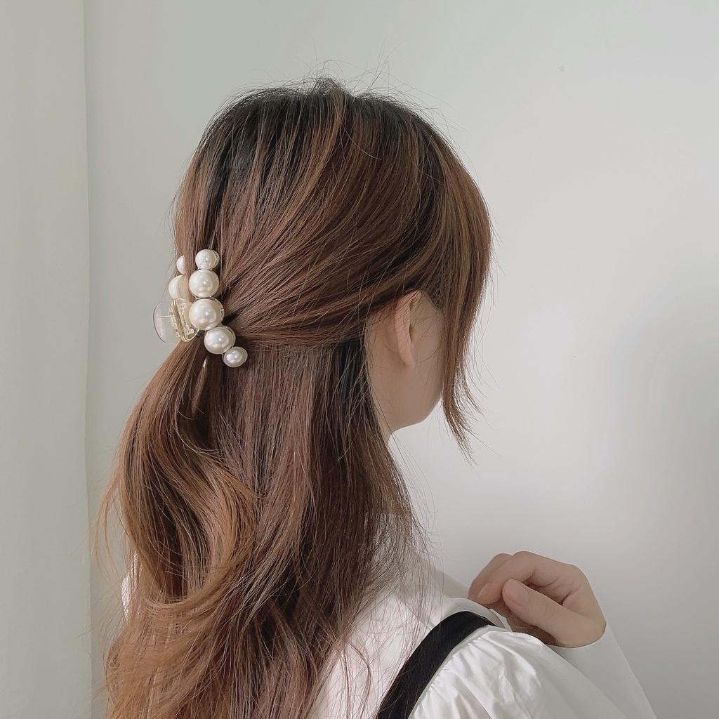 SET 5 CẶP TÓC NGỌC TRÂN CHÂU HÀN QUỐC️ FREE SHIP️KẸP TÓC CHO NỮ