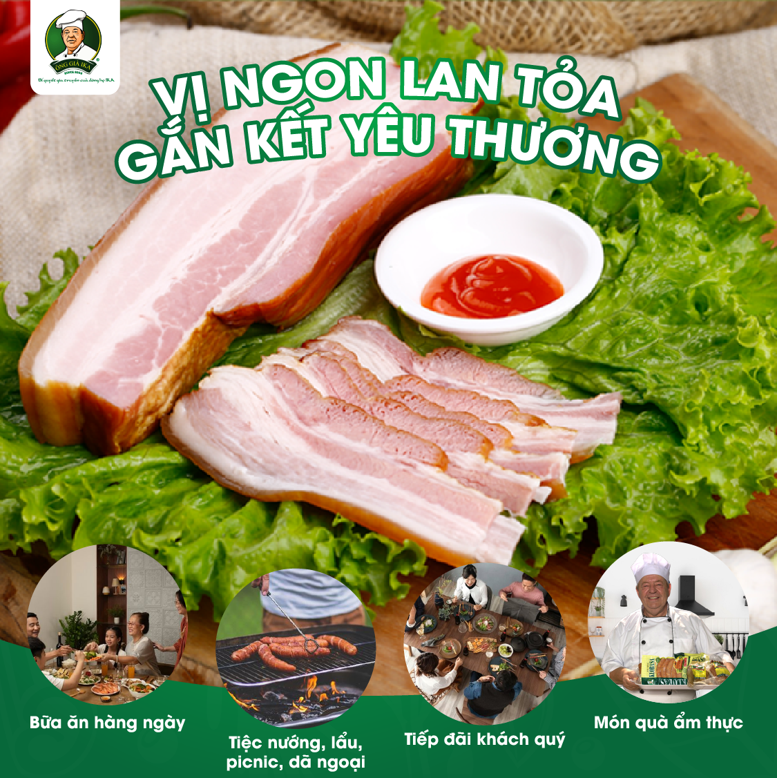 [Chỉ Giao Hà Nội] Ba chỉ hun khói 300g