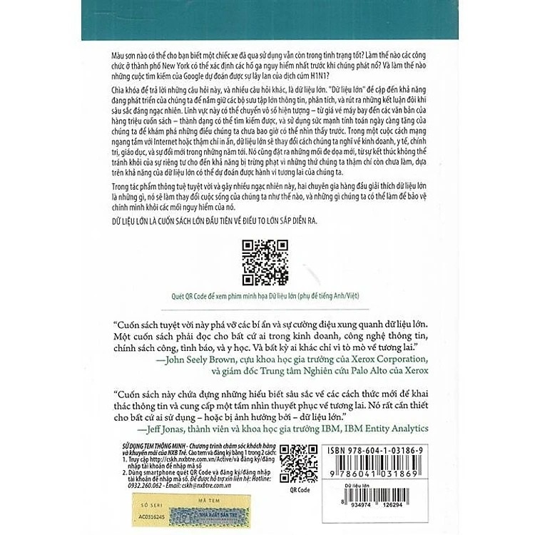 Sách - Khoa Học Khám Phá - Dữ Liệu Lớn - NXB Trẻ