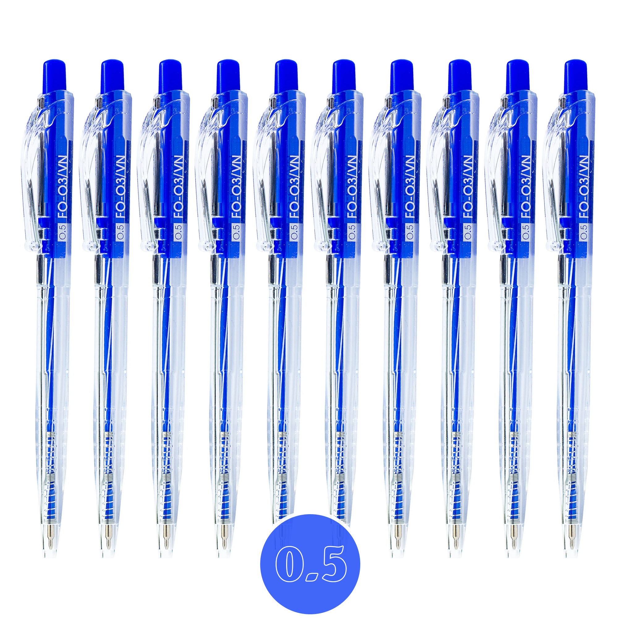 Combo 20 Bút Bi Flexoffice Fo - 03 - Xanh - Combo 10