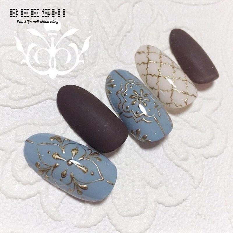 Gel vẽ metan huaxi, nhũ vẽ viền móng tráng gương nhanh- beeshi shop nail