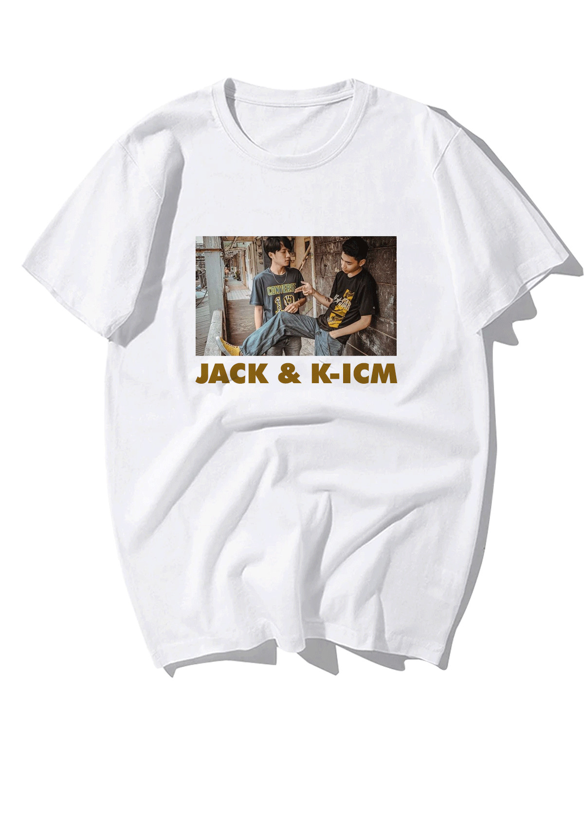 Áo Thun Jack và K-ICM Kiểu Dáng Unisex