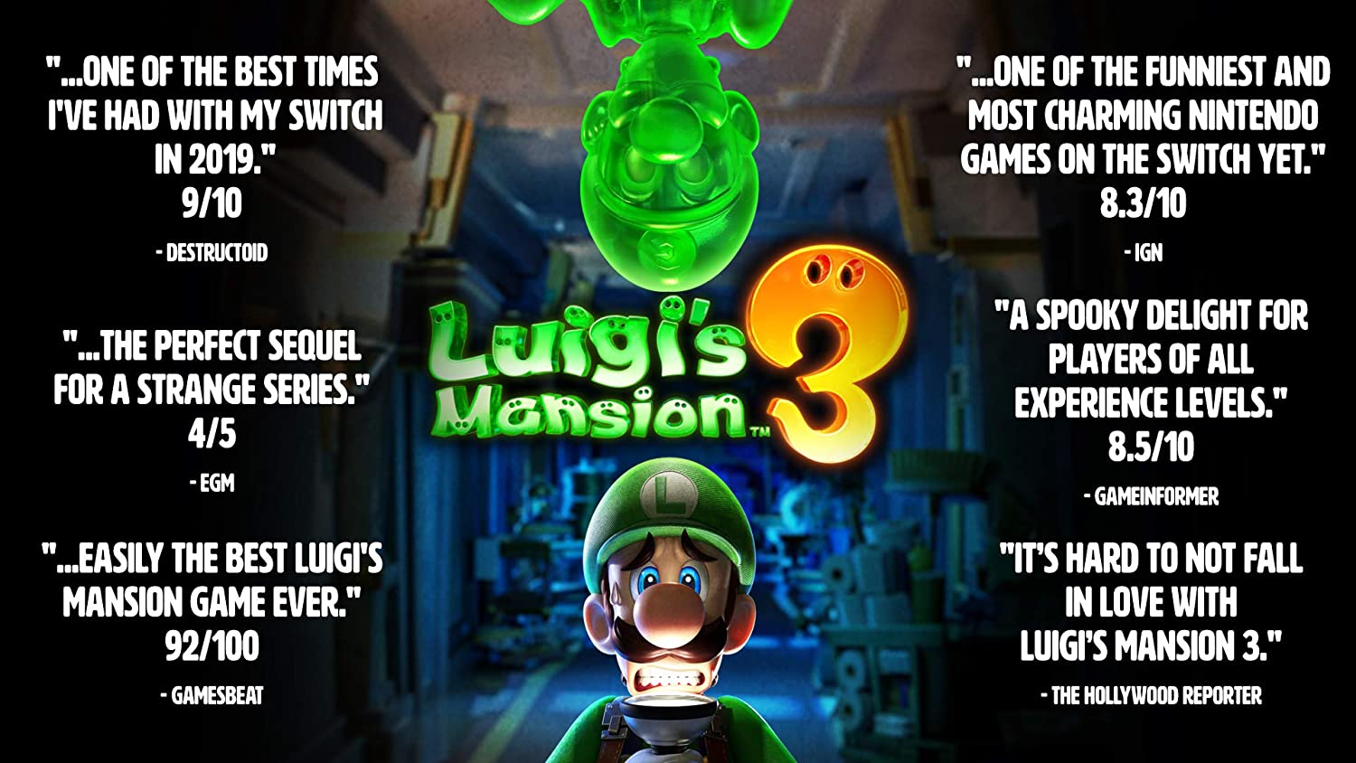Game Luigi's Mansion 3 cho máy nintendo switch- hàng nhập khẩu