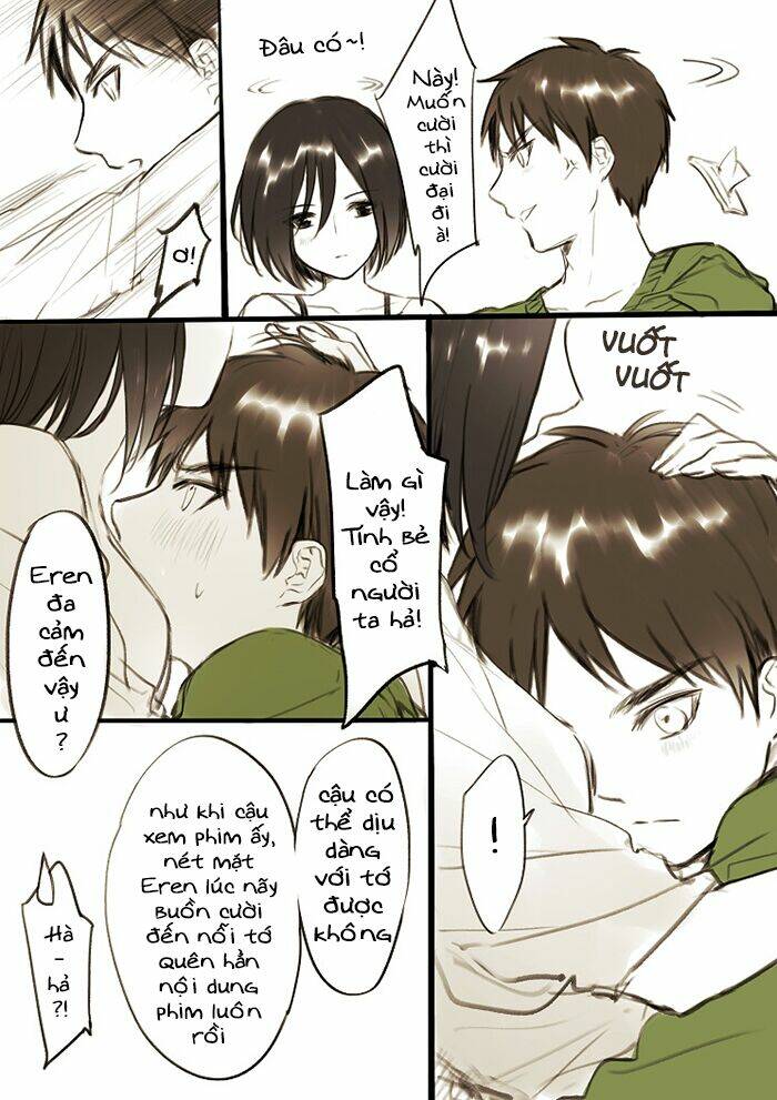 tấn công người khổng lồ - doujinshi our night chapter 1 3