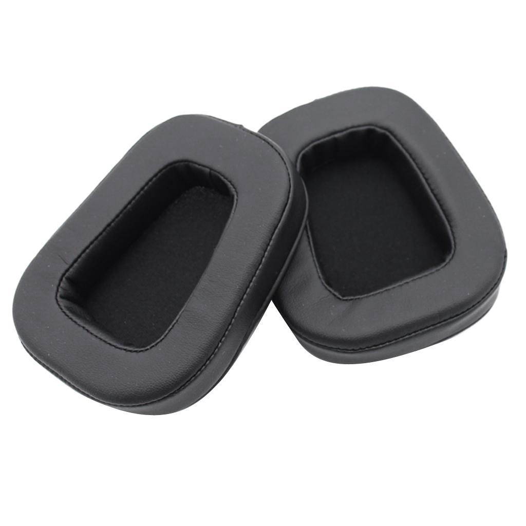2 Pairs Ear Pads Foam Cushions for Logitech G633 G933 Ear Headphones Headset