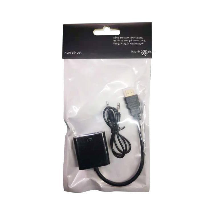 Cáp VGA chuyển đổi HDMI phong cách mới nhất hỗ trợ cáp chuyển VGA HDMI sang vga với cáp âm thanh bán chạy
