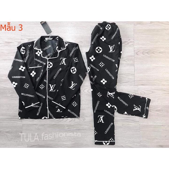 Bộ đồ mặc nhà dài tay chất lụa