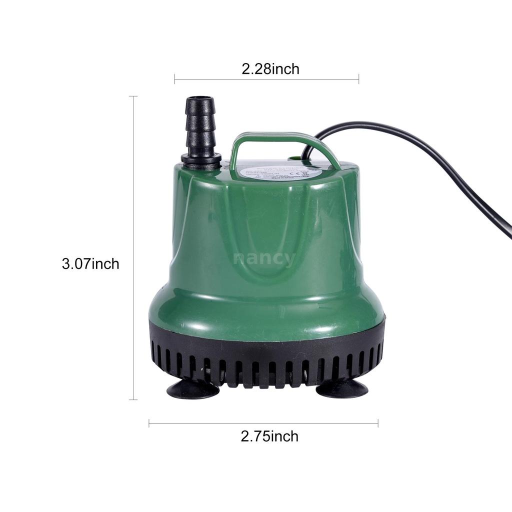Máy Bơm Nước Mini 5w 350l / H Chống Thấm Nước Không Gây Tiếng Ồn Kèm Dây Điện Tiện Dụng Cho Bể Cá / Vườn Nhà