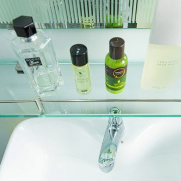 Kệ Kính Nhà Tắm Cường Lực Chống Xước - Kệ Gương Kính Phòng Tắm Cao Cấp