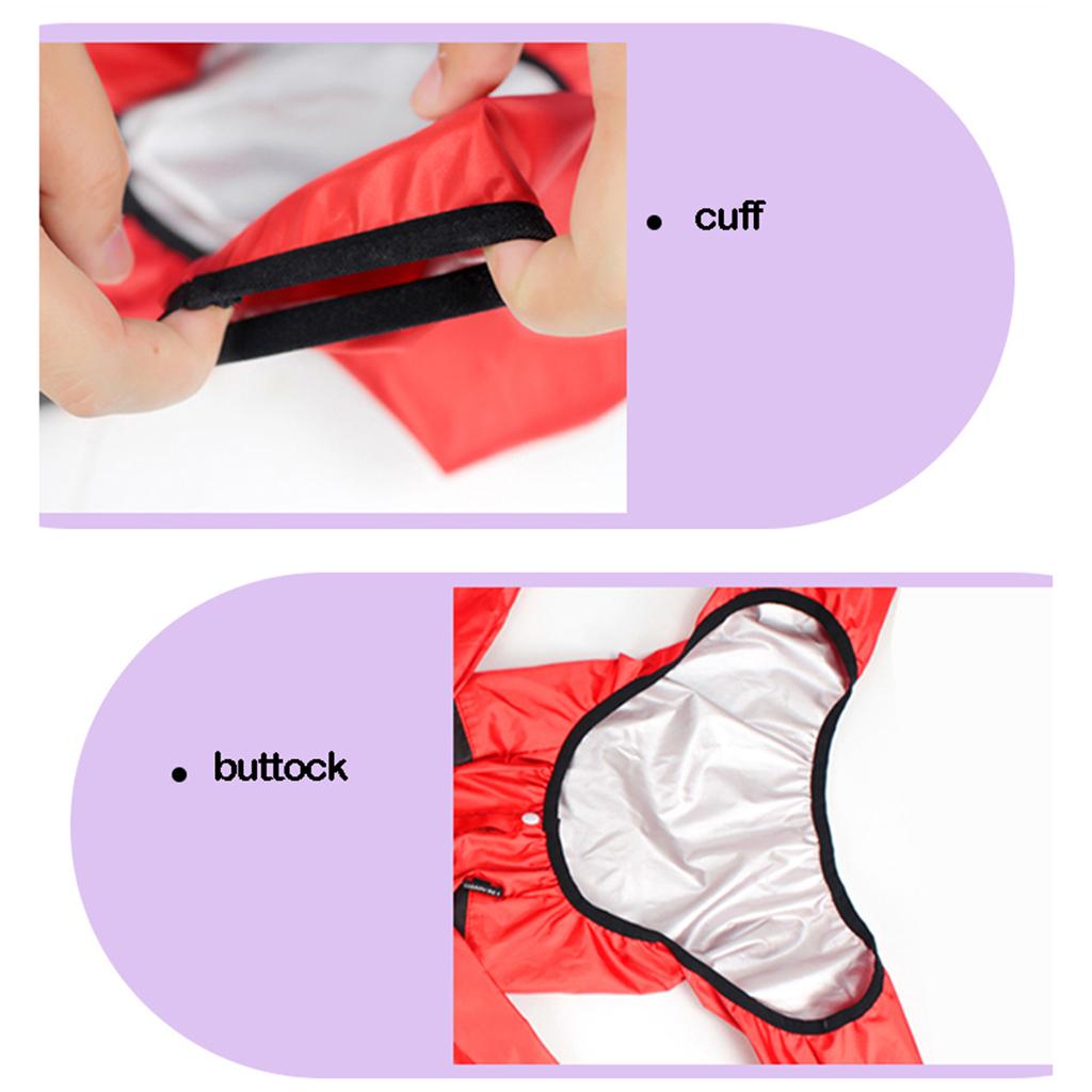 Dog Raincoat Clothing Waterproof Dog Poncho Outdoor Puppy Rain Coat Jacket Hooded Suit Water Proof Rainy-day Apparel Rainwear