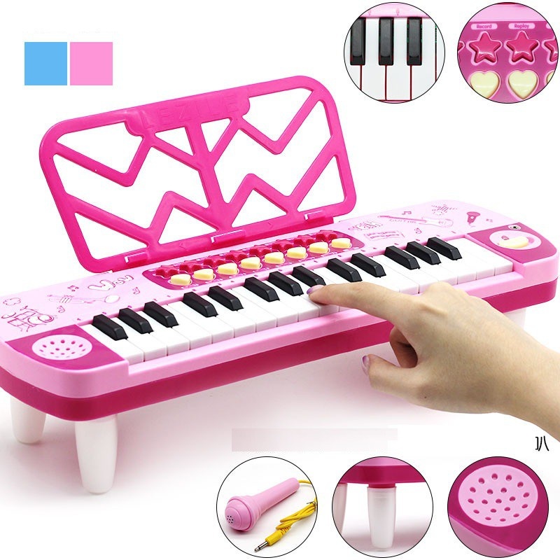 Đồ Chơi Cho Bé Đàn Piano 32 Phím Kèm Micro Chuẩn Âm