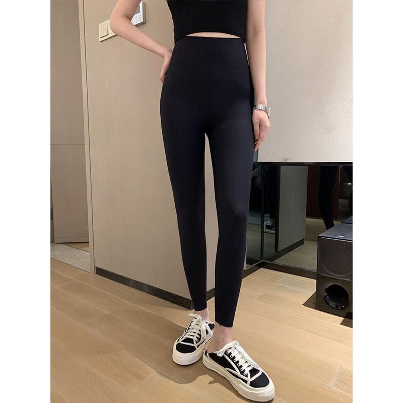 Quần legging nữ dài lưng cao dày dặn CHERRY vải thun thái cao cấp dáng ôm mặc nhà đi chơi tập gym T005