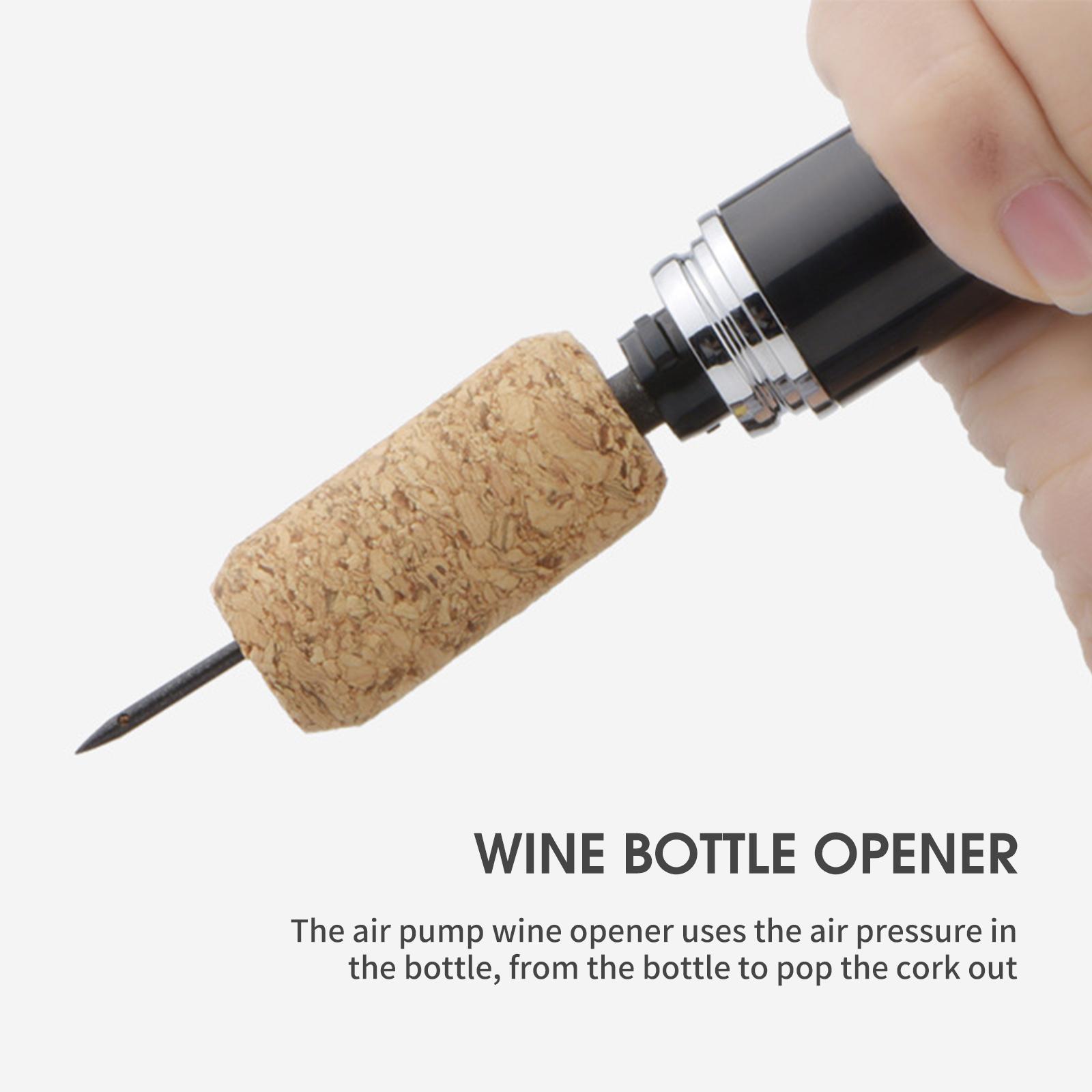 KH1-002101 Air-Pump Wine Opener with Foil Cutter Wine Bottle Opener Wine Corkscrew for Wine Lovers