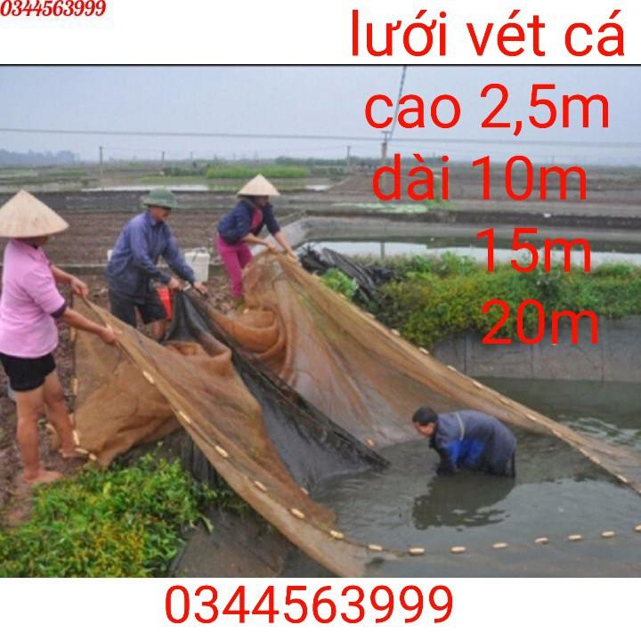 Lưới Quét cá - Dài 10m,15m,20m cao 2,5m